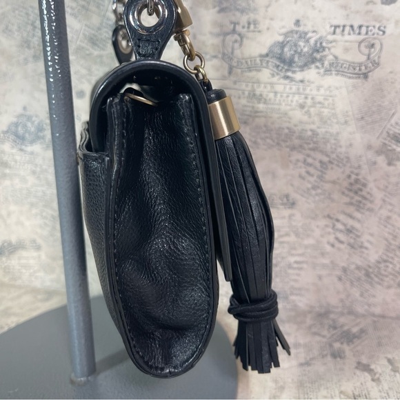 DIANE VON FURSTENBERG MINI HARPER LEATHER CROSSBODY BAG - Picture 3 of 13